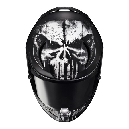 Kask integralny HJC RPHA 11 PUNISHER MARVEL BLACK czarny mat biały mat