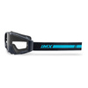 Gogle motocyklowe IMX SAND BLACK MATT/BLUE SZYBA BLUE IRIDIUM + CLEAR czarny niebieski