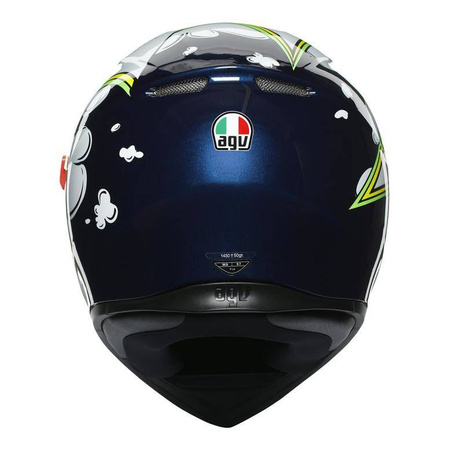 Kask integralny AGV K3 SV BUBBLE BLUE/WHITE/YELLOW FLUO granatowy biały żółty fluo niebieski