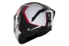 Kask szczękowy MT ATOM 2 SV EMALLA MATT WHITE/BLACK/RED biały czarny czerwony