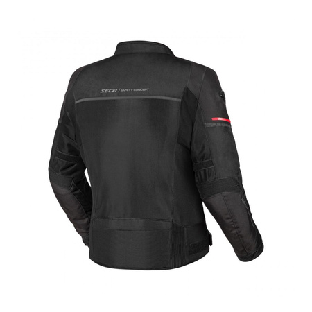 Kurtka tekstylna SECA STREAM EVO BLACK czarny