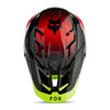 Kask cross FOX V3 REVISE RED/YELLOW żółty fluo czerwony czarny