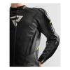 Kurtka skórzana REBELHORN VELOCE BLACK/GREY/FLUO YELLOW czarny szary żółty fluo