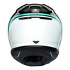 Kask integralny AGV K6 MINIMAL BLACK/MINT czarny biały zielony niebieski