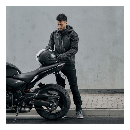 Kurtka skórzana REBELHORN IMPALA BLACK czarny