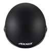 Kask otwarty AXXIS SQUARE S SOLID A1 MATT BLACK czarny mat