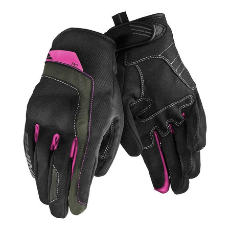Rękawice miejskie damskie SHIMA ONE LADY PINK czarny różowy