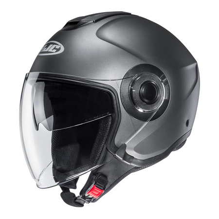 Kask otwarty HJC I40N SEMI FLAT TITANIUM grafitowy