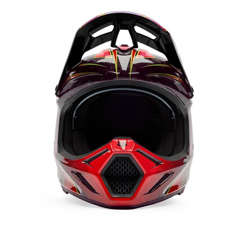 Kask cross FOX V3 RS CANVAS RED czerwony