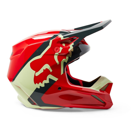 Kask cross FOX V1 XPOZR FLUO RED czerwony fluo