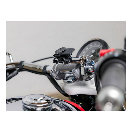 Podstawa QUAD LOCK PRO montowana na kierownicy CHROME srebrny