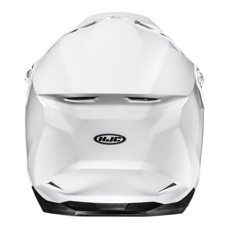 Kask cross HJC C50 SOLID PEARL WHITE biały
