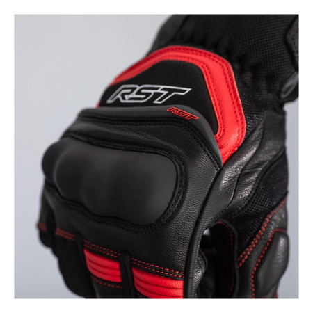 Rękawice miejskie RST URBAN AIR 3 MESH CE BLACK/RED czarny czerwony