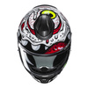 Kask integralny HJC C71 SQUEEZE WHITE/GREEN biały zielony fluo czerwony żółty czarny