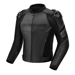 Kurtka skórzana SHIMA BANDIT 2.0 BLACK/BLACK czarny