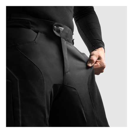 Spodnie tekstylne REBELHORN HIFLOW V SHORT BLACK czarny