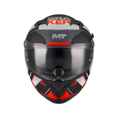 Kask integralny MT BRAKER SV INCEPTION RED/GREY/BLACK czerwony szary czarny