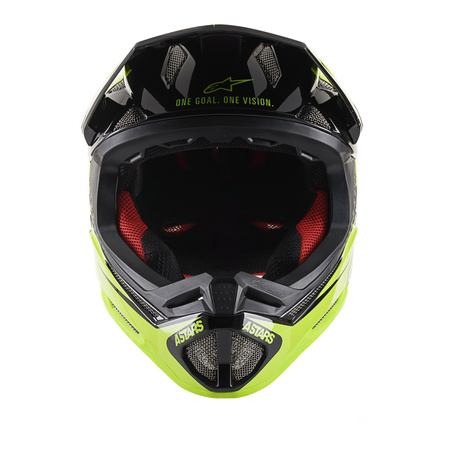 Kask rowerowy ALPINESTARS MISSILE TECH BLACK/FLUO YELLOW czarny żółty fluo