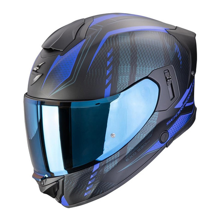 Kask integralny SCORPION EXO-530 AIR THERAS MATT BLACK/BLUE czarny niebieski