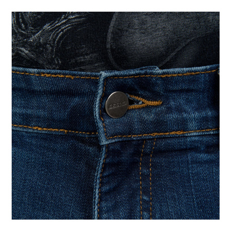 Jeansy motocyklowe OZONE STRIKER REGULAR WASHED BLUE niebieski