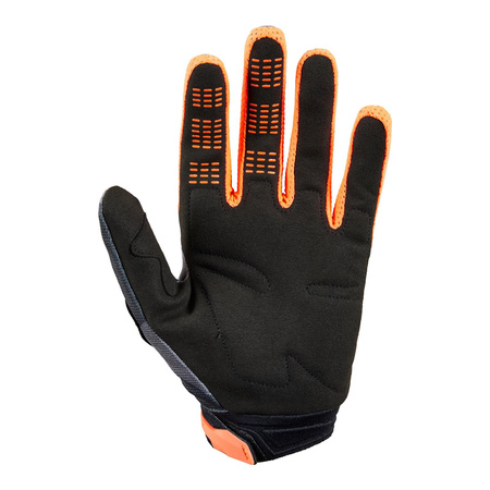 Rękawice cross FOX 180 BNKR GREY CAMO szary pomarańczowy