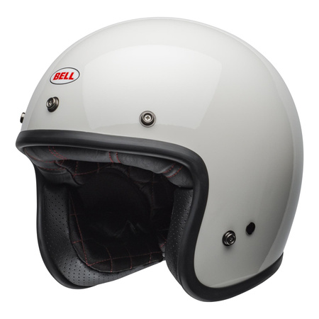 Kask otwarty BELL CUSTOM 500 ECE6 VINTAGE WHITE biały