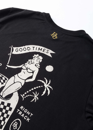 Koszulka z długim rękawem BROGER GOOD TIMES BLACK czarny