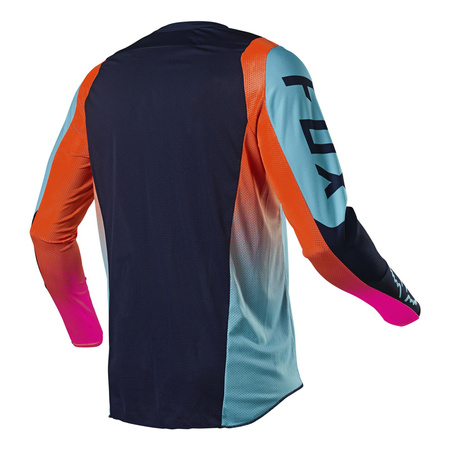 Bluza cross FOX 360 VOKE AQUA niebieski granatowy czerwony fluo różowy