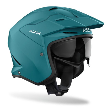 Kask otwarty AIROH KOMBAKT COLOR PETROL GREEN MATT zielony