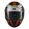 Kask integralny AXXIS HAWK EVO SV SKETCHBOOK B2 MATT czerwony czarny biały
