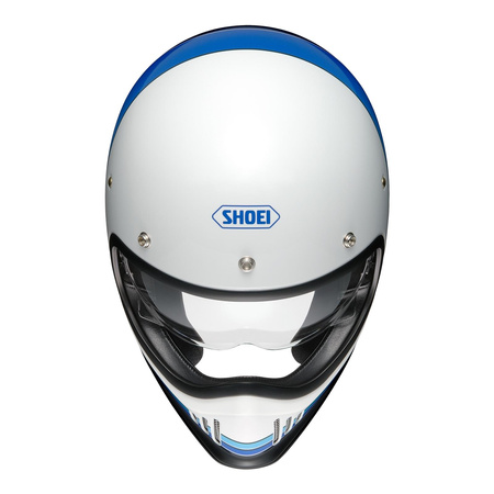 Kask integralny SHOEI EX-Zero Equation TC-11 biały niebieski granatowy czarny