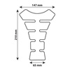 Tankpad LAMPA PRO-TANK X4 BLACK
