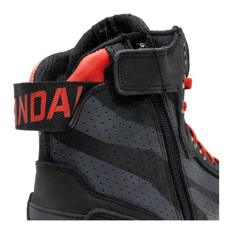 Trampki motocyklowe REBELHORN VANDAL PRINTED BLACK/RED czarny czerwony