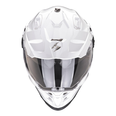 Kask integralny SCORPION ADF-9000 AIR SOLID PEARL WHITE biały