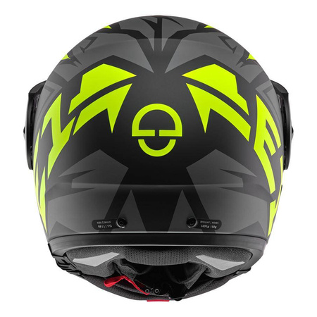 Kask szczękowy SCHUBERTH E1 ECE TUAREG YELLOW czarny grafitowy żółty fluo