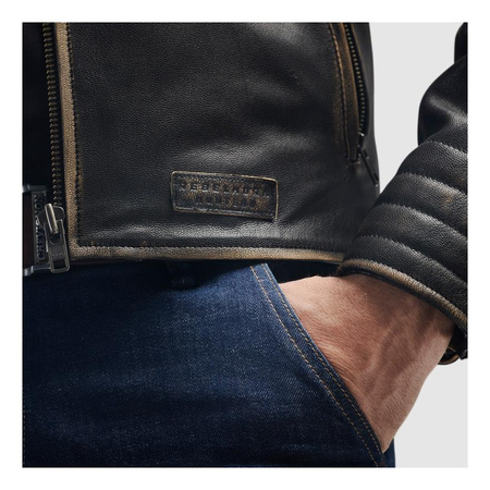Kurtka skórzana REBELHORN HUNTER II VINTAGE BROWN brązowy