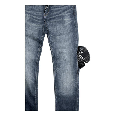 Jeansy motocyklowe SPIDI J-TRACKER SHORT DARK BLUE granatowy niebieski