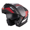 Kask szczękowy MT GENESIS SV CAVE MATT BLACK/RED czarny czerwony biały