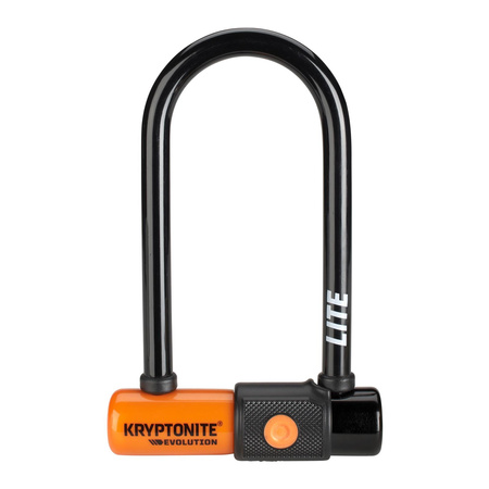 Zapięcie U-Lock KRYPTONITE EVOLUTION LITE MINI-6 7CM X 15,2CM czarny biały pomarańczowy