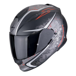 Kask integralny SCORPION EXO-491 RUN MATT BLACK/RED czarny czerwony
