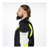 Kurtka tekstylna OZONE FLOW BLACK/GREY/FLUO YELLOW czarny szary żółty fluo