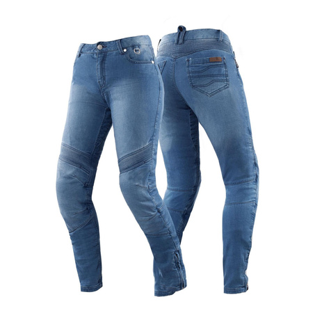 Jeansy motocyklowe damskie SHIMA JESS BLUE niebieski