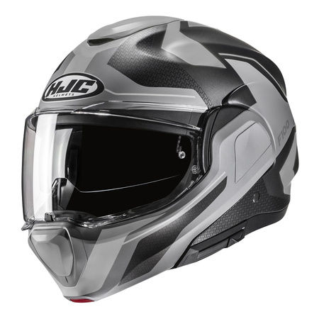 Kask szczękowy HJC F100 BIOS GREY szary