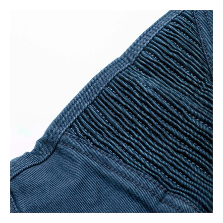 Jeansy motocyklowe damskie REBELHORN VANDAL LADY DENIM WASHED BLUE niebieski