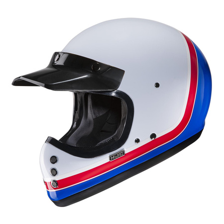 Kask integralny HJC V60 SCOBY WHITE/RED/BLUE biały czerwony niebieski