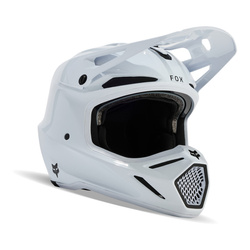 Kask cross FOX V3 RS CARBON SOLID WHITE biały