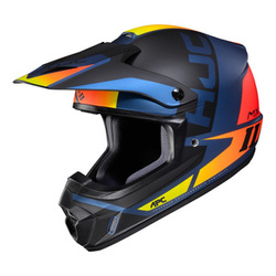 Kask cross HJC CS-MX-II CREED BLACK/BLUE/ORANGE czarny niebieski czerwony pomarańczowy żółty