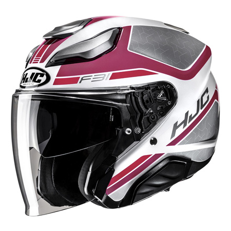 Kask otwarty HJC F31 CERON PINK/GREY różowy szary