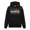 Bluza z motorem REBELRUSH NIGHTGLOW BLUEPRINT czarny