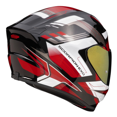 Kask integralny SCORPION EXO-391 CAPTOR BLACK/RED czarny czerwony